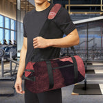 Bloody Moon Pyramid Print Gym Bag