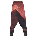 Bloody Moon Pyramid Print Hammer Pants