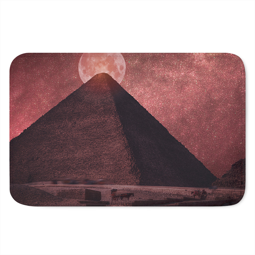 Bloody Moon Pyramid Print Indoor Door Mat