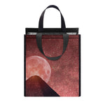 Bloody Moon Pyramid Print Insulated Lunch Tote