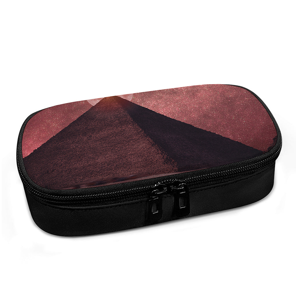 Bloody Moon Pyramid Print Insulin Cooler Travel Case