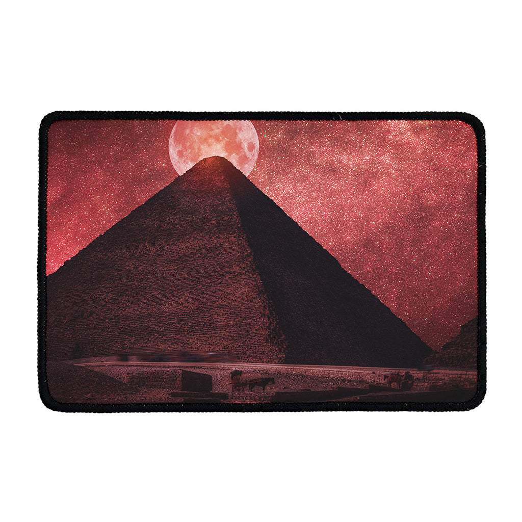 Bloody Moon Pyramid Print Kitchen Mat