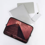 Bloody Moon Pyramid Print Laptop Sleeve
