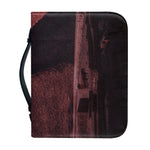 Bloody Moon Pyramid Print Leather Bible Cover