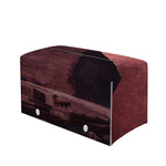 Bloody Moon Pyramid Print Leather Tissue Box Cover