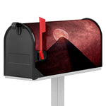 Bloody Moon Pyramid Print Mailbox Cover