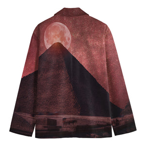 Bloody Moon Pyramid Print Men's Blazer