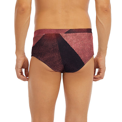 Bloody Moon Pyramid Print Men's Briefs
