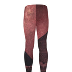 Bloody Moon Pyramid Print Men's leggings