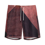 Bloody Moon Pyramid Print Men's Sports Shorts