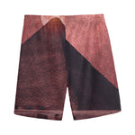 Bloody Moon Pyramid Print Men's Sports Shorts