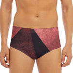 Bloody Moon Pyramid Print Men's Triangle Swim Briefs