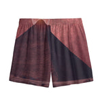 Bloody Moon Pyramid Print Mesh Shorts