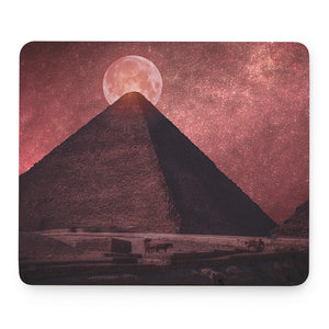 Bloody Moon Pyramid Print Mouse Pad