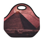 Bloody Moon Pyramid Print Neoprene Lunch Bag