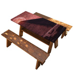 Bloody Moon Pyramid Print Picnic Table Cover