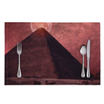 Bloody Moon Pyramid Print Placemat