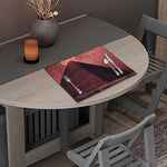 Bloody Moon Pyramid Print Placemat