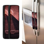 Bloody Moon Pyramid Print Refrigerator Handle Covers