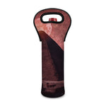 Bloody Moon Pyramid Print Single Neoprene Wine Tote