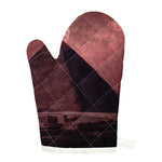 Bloody Moon Pyramid Print Single Oven Mitt