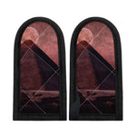 Bloody Moon Pyramid Print Skillet Handle Cover