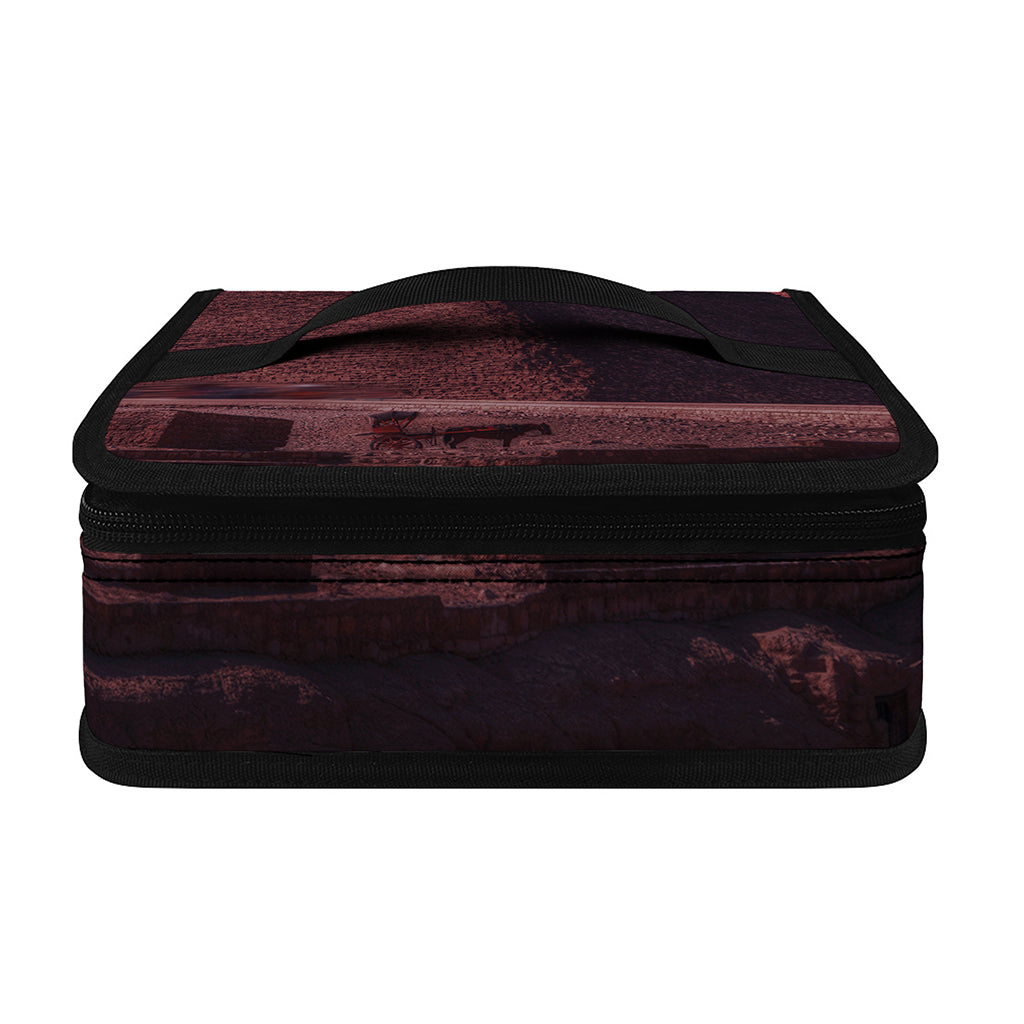 Bloody Moon Pyramid Print Small Lunch Bag