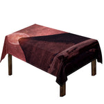 Bloody Moon Pyramid Print Tablecloth