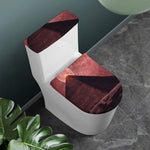 Bloody Moon Pyramid Print Toilet Lid And Tank Cover Set