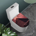Bloody Moon Pyramid Print Toilet Lid Cover