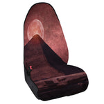 Bloody Moon Pyramid Print Waterproof Car Seat Cover