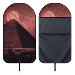 Bloody Moon Pyramid Print Waterproof Car Seat Cover