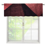Bloody Moon Pyramid Print Window Valance