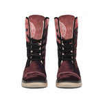 Bloody Moon Pyramid Print Winter Boots