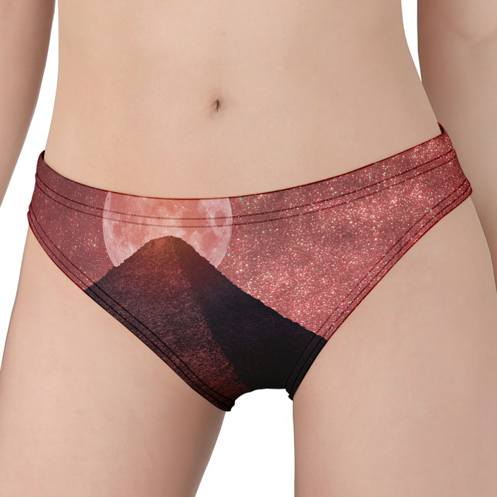 Bloody Moon Pyramid Print Women's Panties