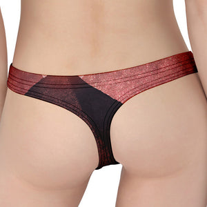 Bloody Moon Pyramid Print Women's Thong