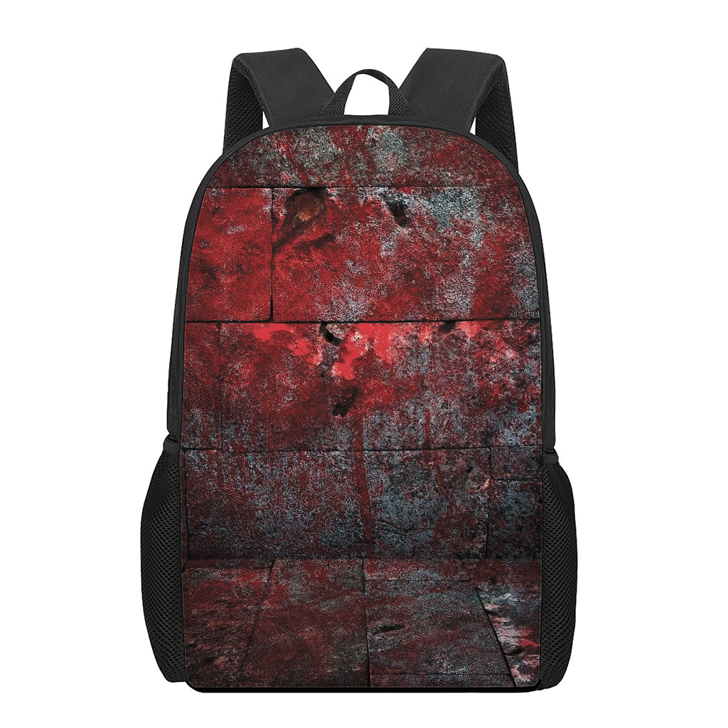 Bloody Room Print 17 Inch Backpack