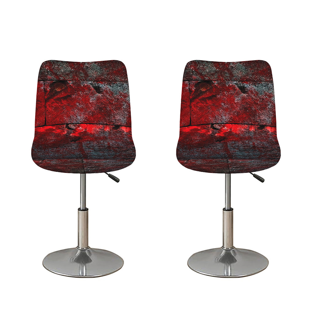 Bloody Room Print Bar Stool Covers