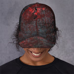 Bloody Room Print Baseball Cap