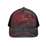 Bloody Room Print Black Mesh Trucker Cap