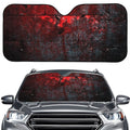 Bloody Room Print Car Windshield Sun Shade