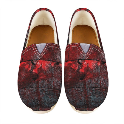 Bloody Room Print Casual Shoes