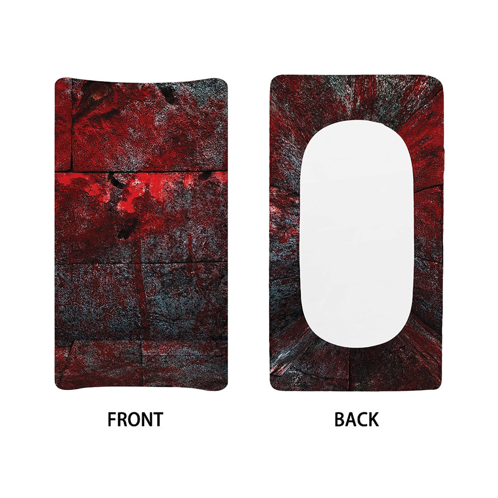 Bloody Room Print Changing Pad Cover