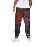 Bloody Room Print Cotton Pants