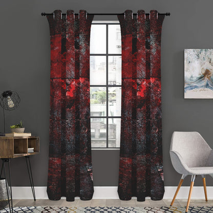 Bloody Room Print Curtain