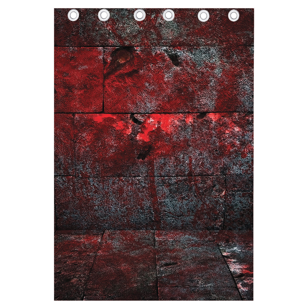 Bloody Room Print Curtain