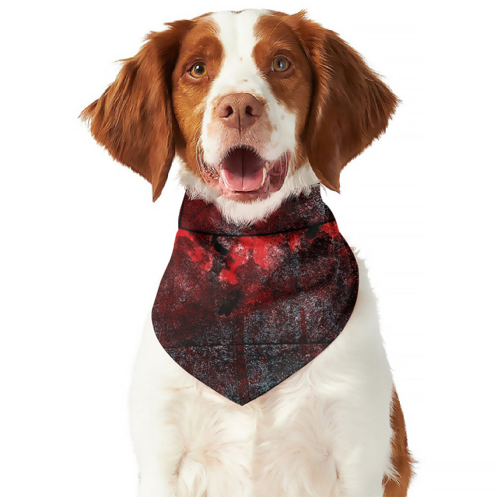 Bloody Room Print Dog Bandana