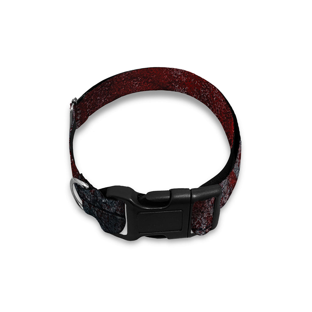 Bloody Room Print Dog Collar