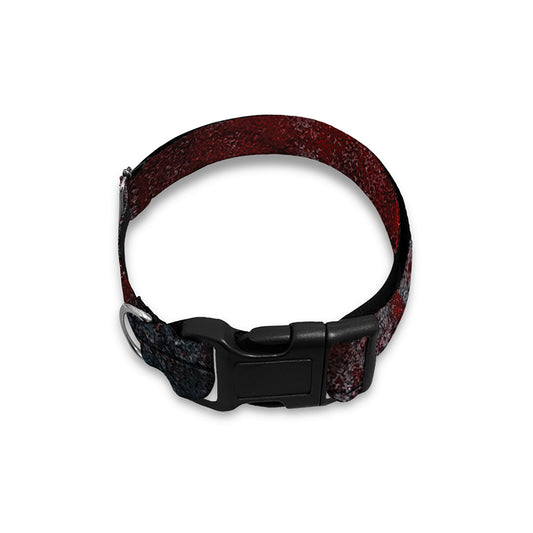 Bloody Room Print Dog Collar