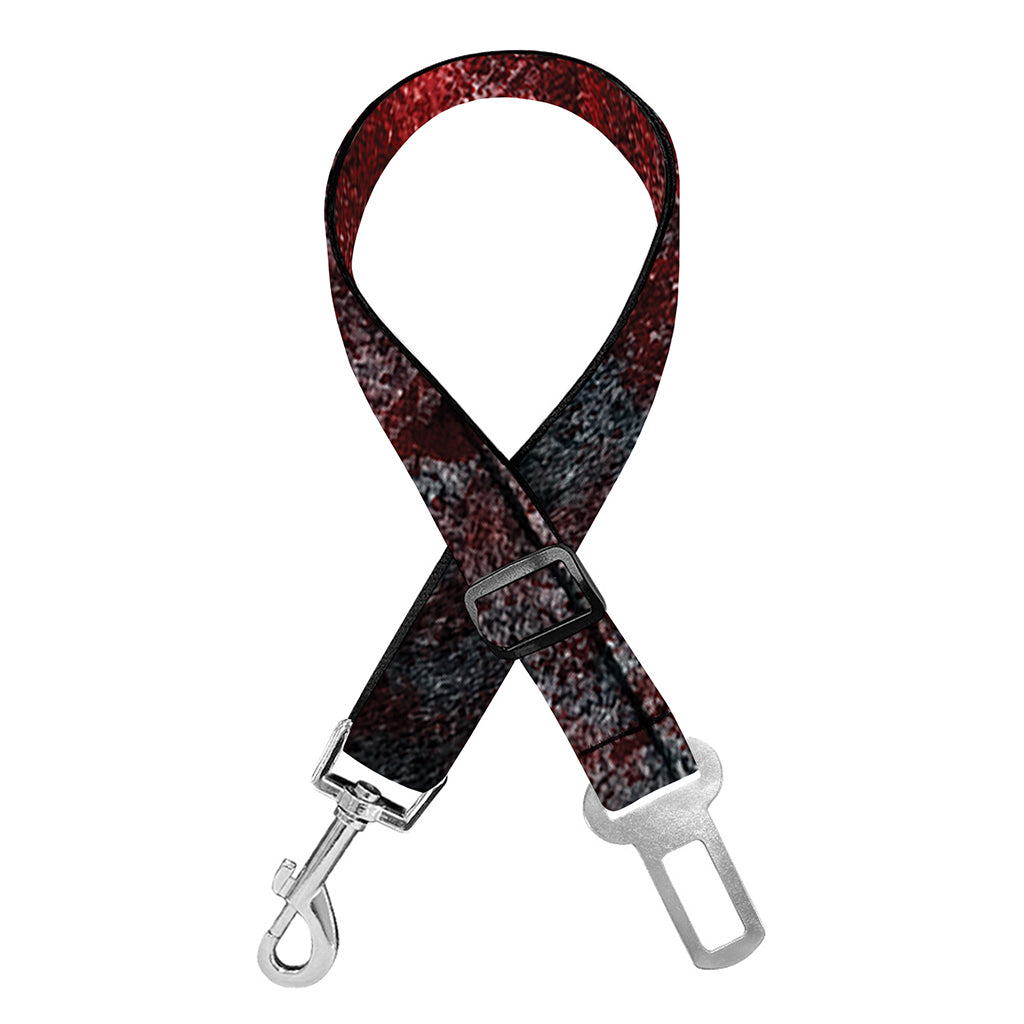 Bloody Room Print Dog Seat Belt